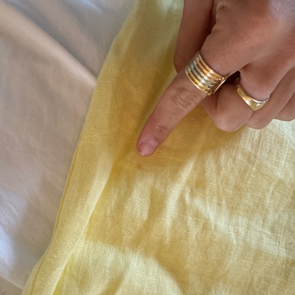 FAITHFULL THE BRAND YELLOW LINEN PANTS! 💛 - Picture 6 of 6